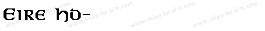 Eire Ho字体转换